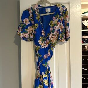 Privacy please size M wrap mini dress never worn